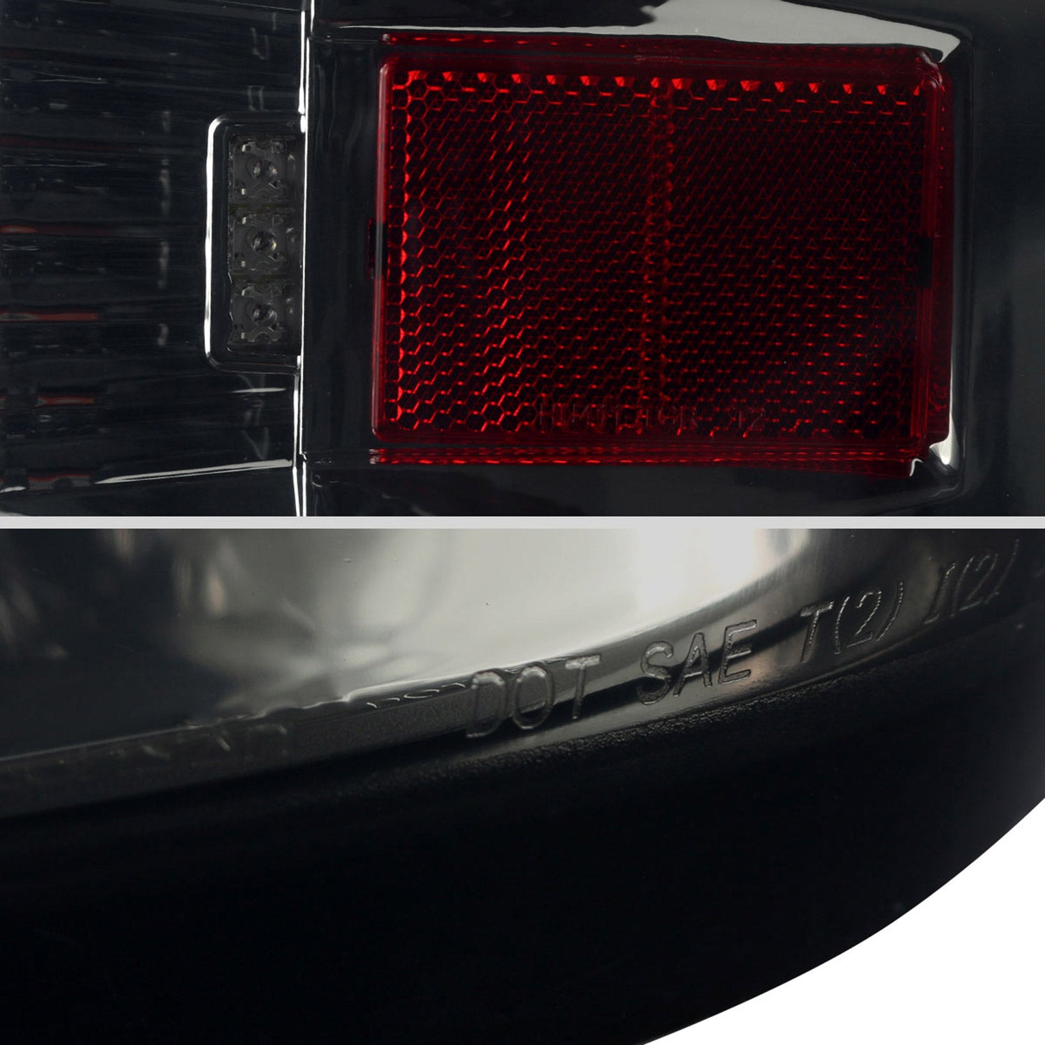 2014-2018 Chevy Silverado 1500 2500HD/Sierra 3500HD LED Tail Lights Smoke
