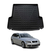 2006-2011 BMW 3 Series E91 Touring Cargo Liner Trunk Mat All Weather Black