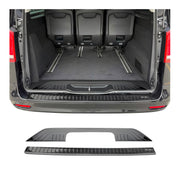 Rear Bumper Guard & Trunk Sill Cover Set for Mercedes Metris 2016-2024 Dark