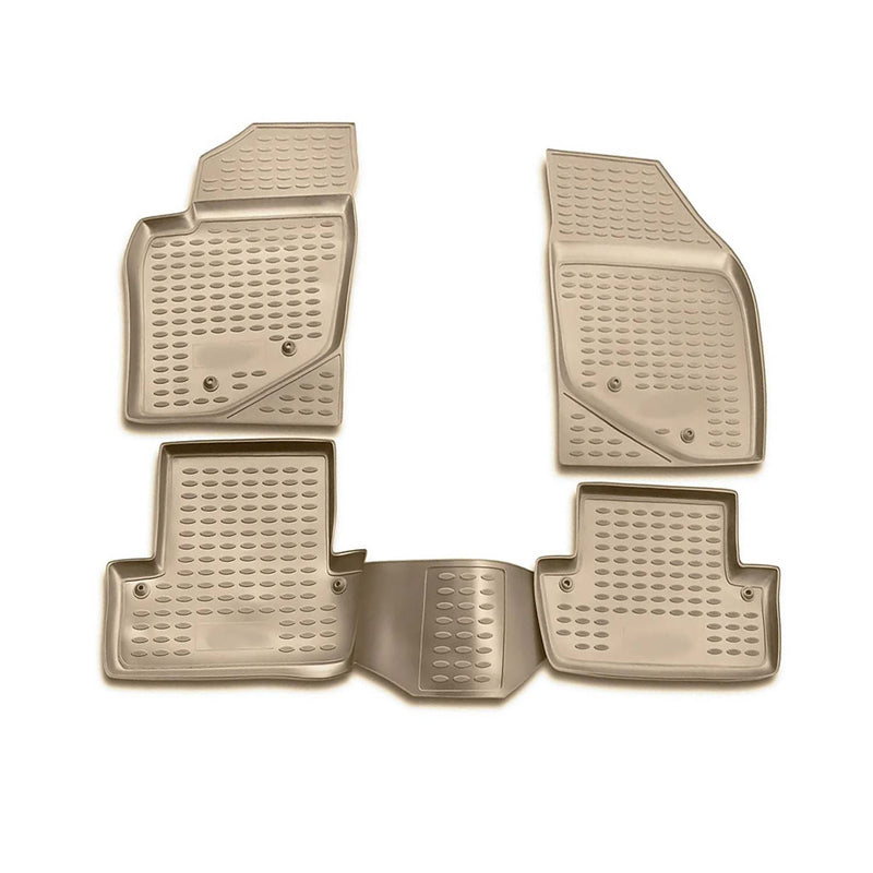 2001-2009 Volvo S60 Floor Mats Liners Full Set All Weather Beige