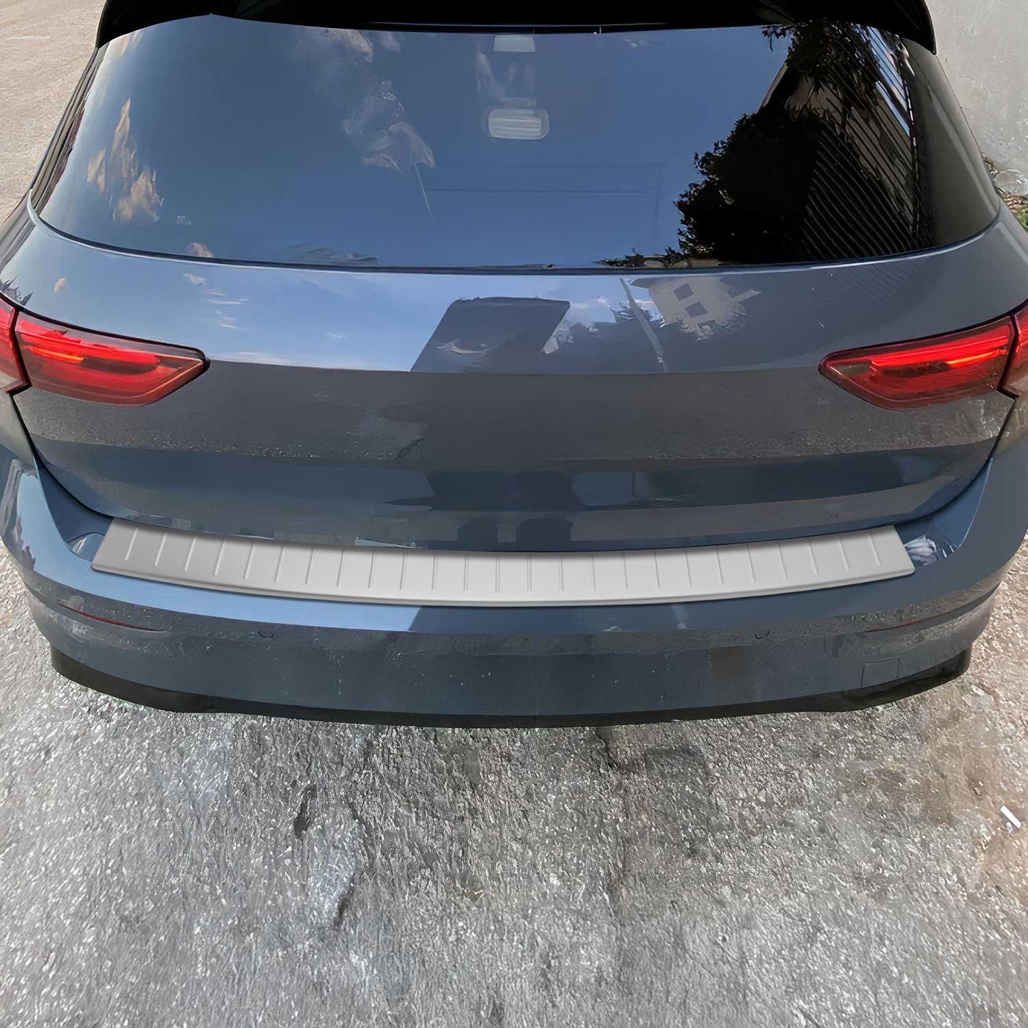 2022-2024 Volkswagen Golf MK8 Rear Bumper Sill Cover Protector Guard Stainless Steel