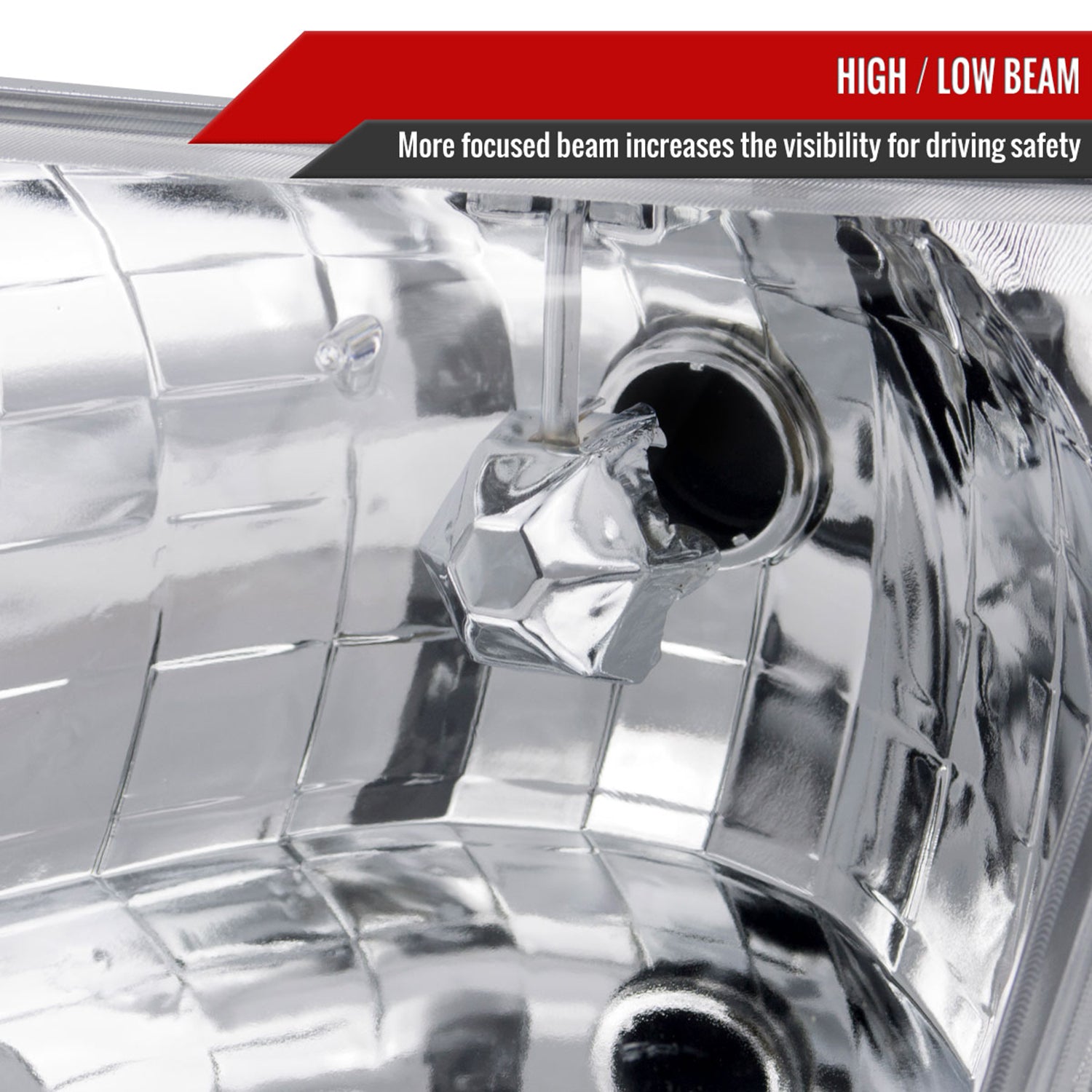 1998-2011 Ford Crown Victoria Factory Headlights Corner Signal Lights Chrome