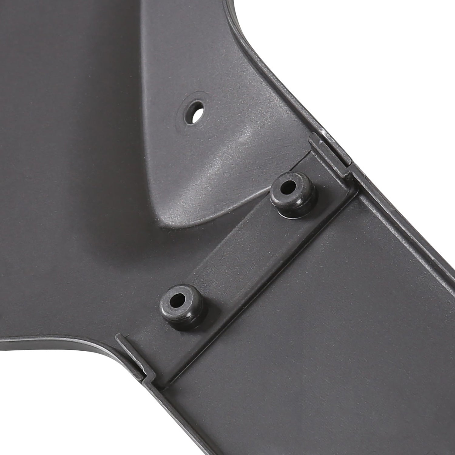 2016-2019 Nissan Sentra Matte Black Polypropylene 3Pcs Bumper Lip Spoiler