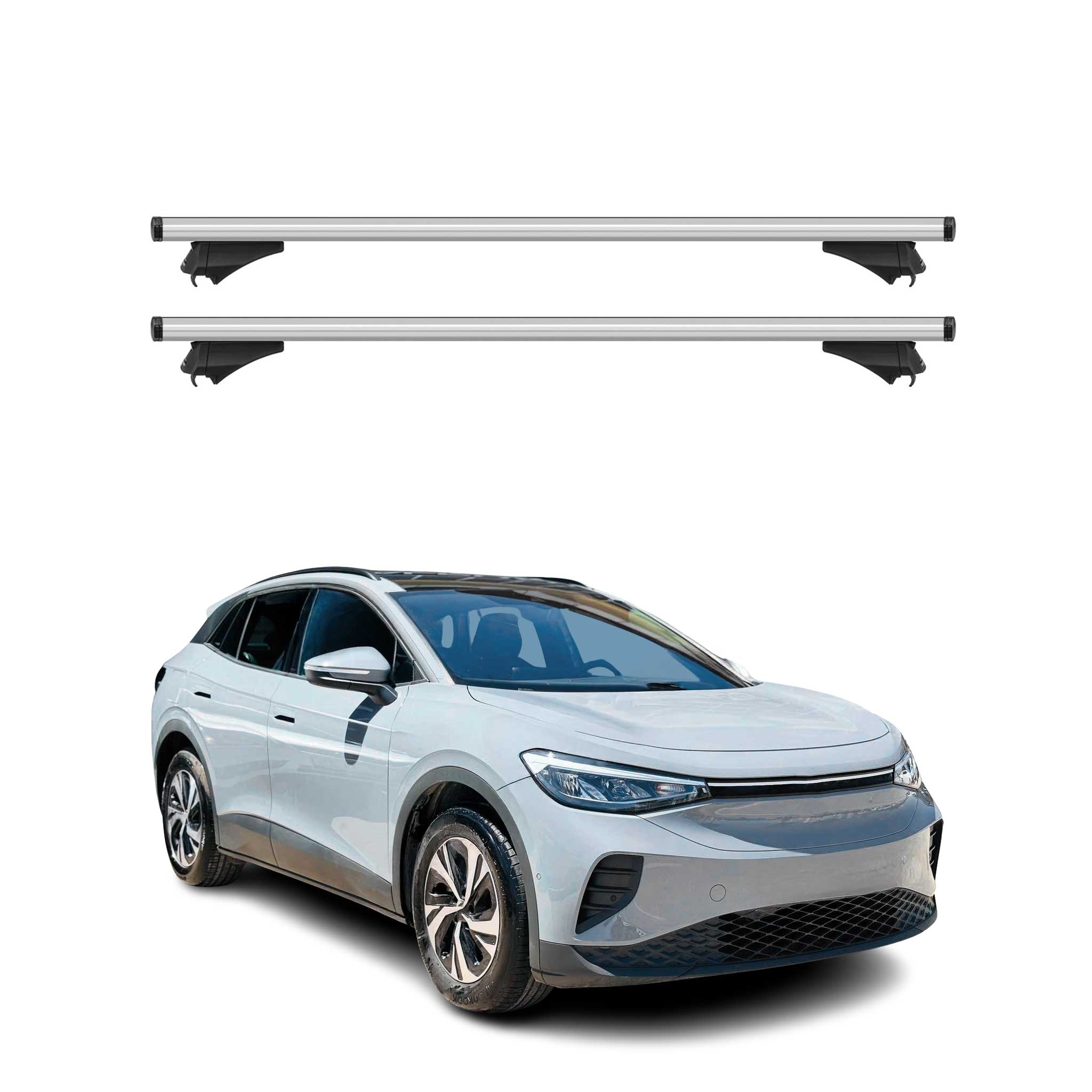 2021-2024 VW ID.4 Roof Rack Cross Bars Silver