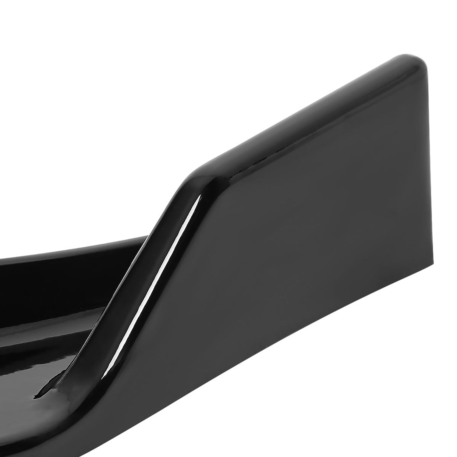 2014-2018 Mazda 3 Glossy Black Polypropylene 3Pcs Bumper Lip Spoiler