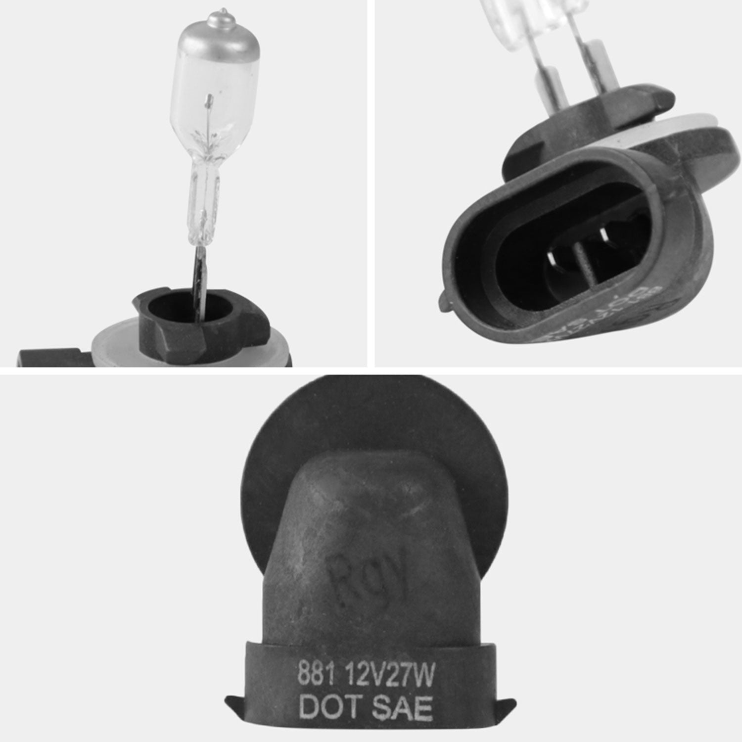 1994-2001 Dodge RAM 1500/2500/3500 881 Fog Lights Mounting Brackets Chrome