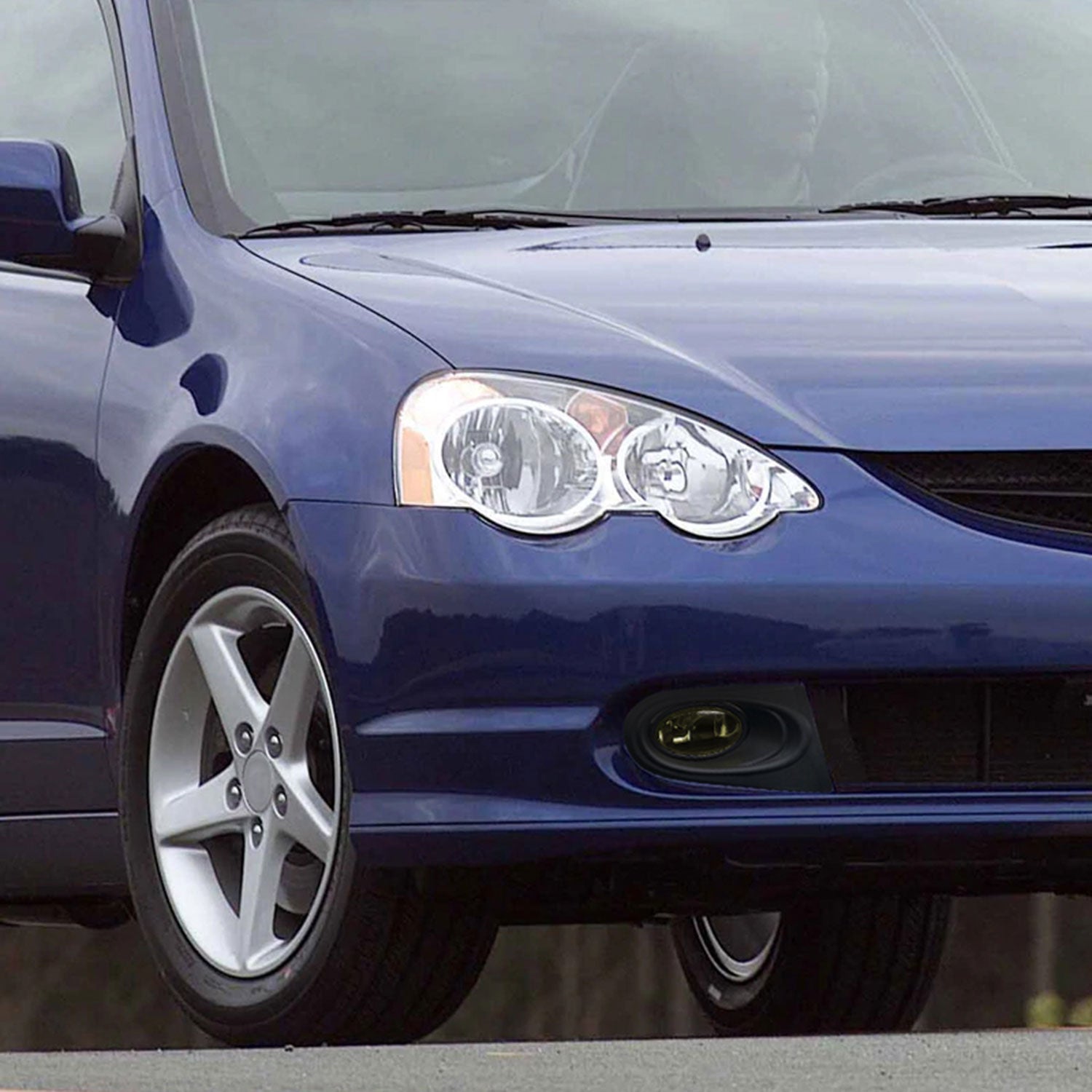 2002-2004 Acura RSX H11 Fog Lights Kit Chrome Housing/Smoke Lens