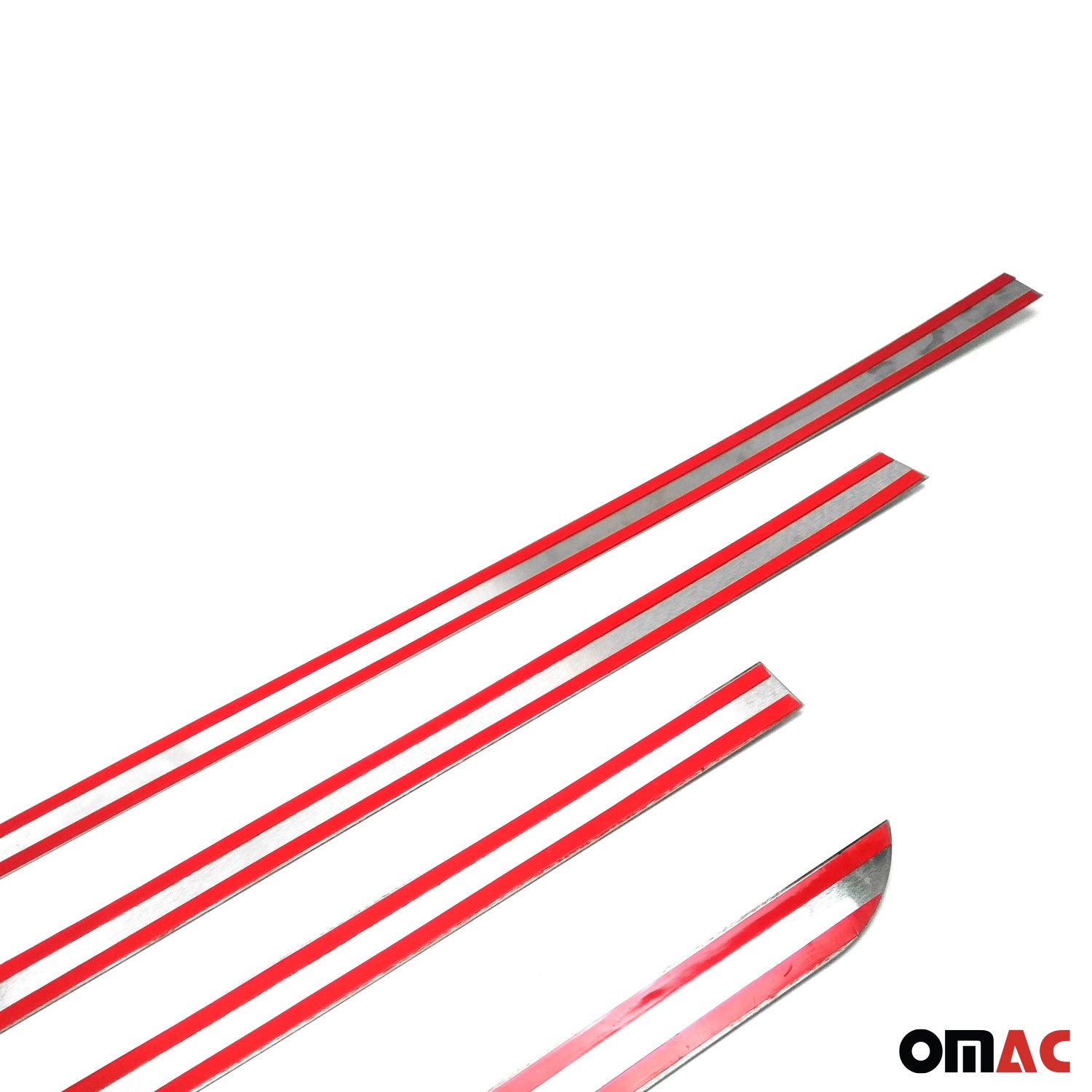 2016-2024 Mercedes Metris Long Wheelbase Side Door Molding Trim Skirt Garnish Stainless Steel