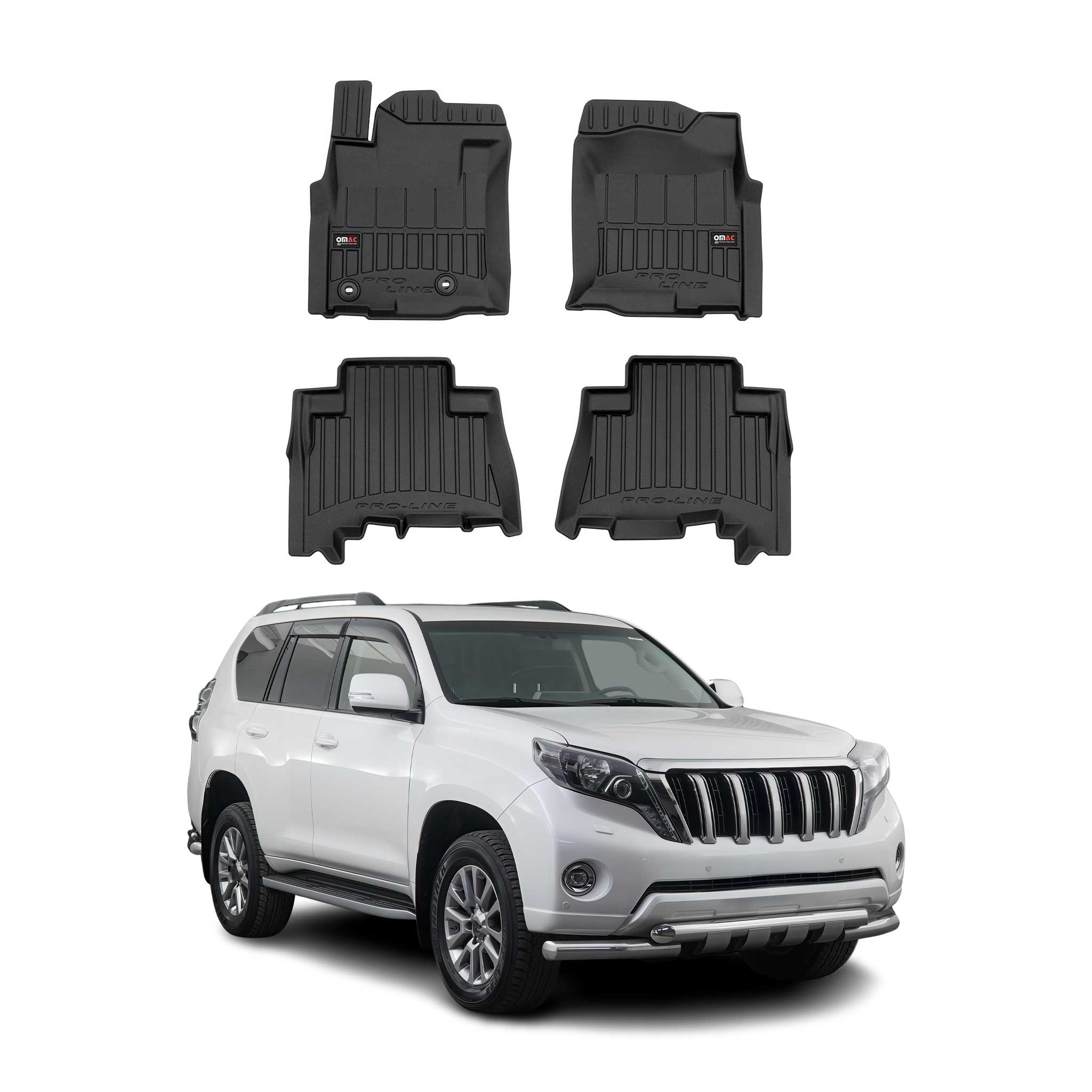 2010-2013 Lexus GX 460 Premium Floor Mats Liners Full Set All Weather Heavy Duty