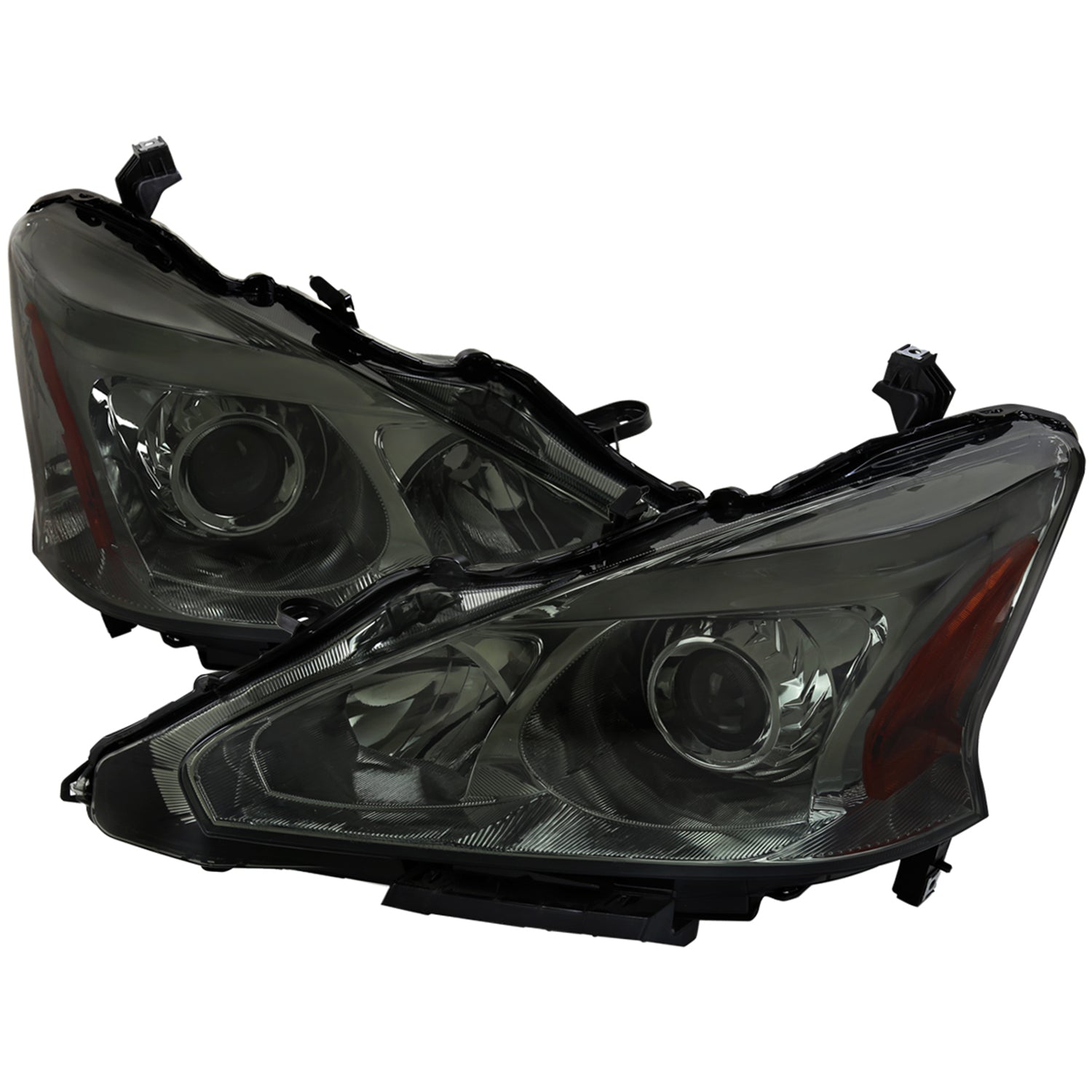 2013-2015 Nissan Altima Sedan Projector Headlights Chrome Housing/Smoke Lens