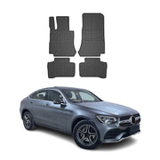 2016-2022 Mercedes GLC Class X253 Floor Mats Liners Full Set All Weather Rubber Black
