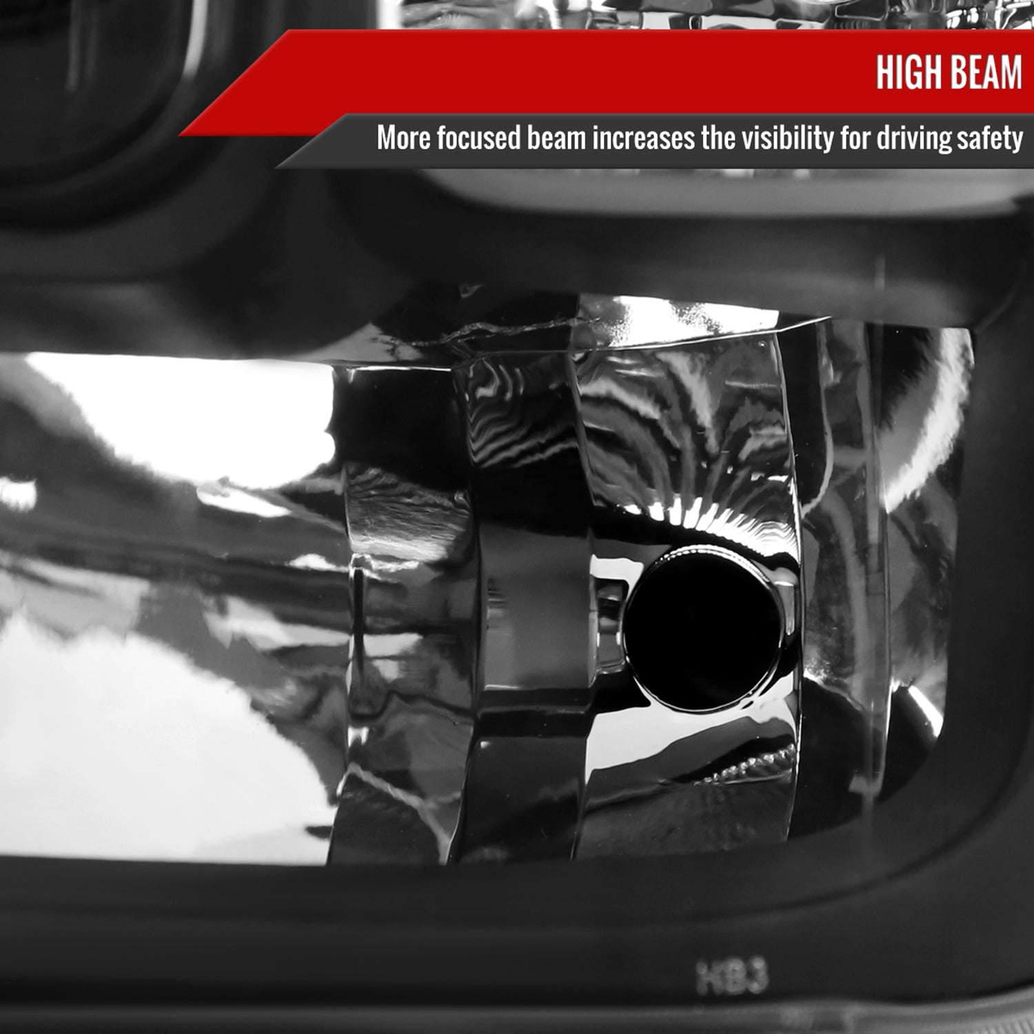 2015-2017 Ford F-150 Replacement Factory Style Headlights Matte Black/Clear