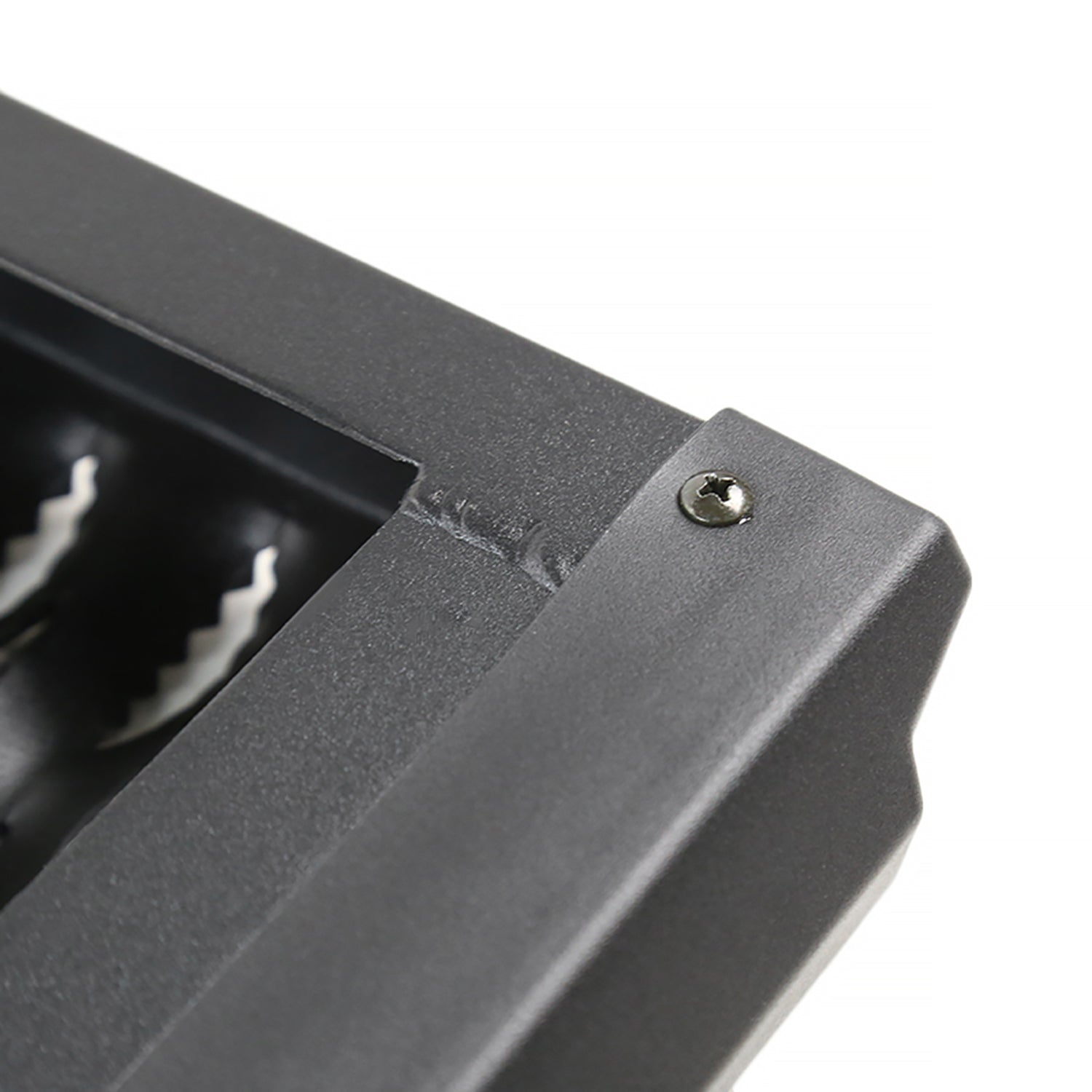 Universal Black Alu Hitch Mounted 6" Drop Rear Bumper Step For 2" Hitch Receiver