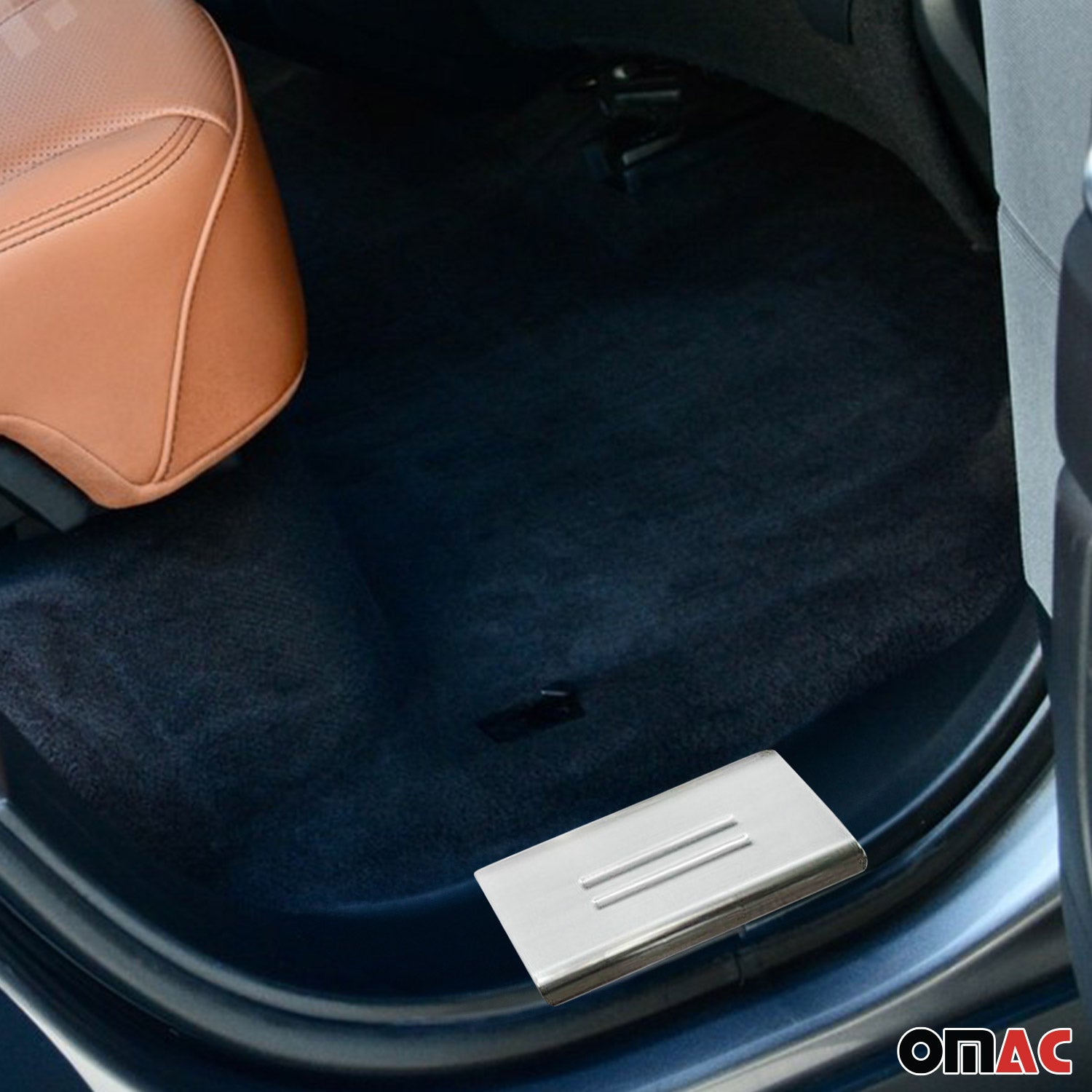 2013-2017 Land Rover Range Rover Door Sill Scuff Plate Scratch Stainless Steel 4x