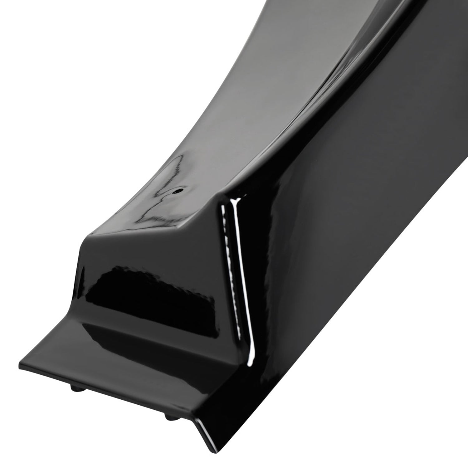 2012-2014 Mercedes W204 C Class Glossy Black Front Bumper Lip Splitter Kit