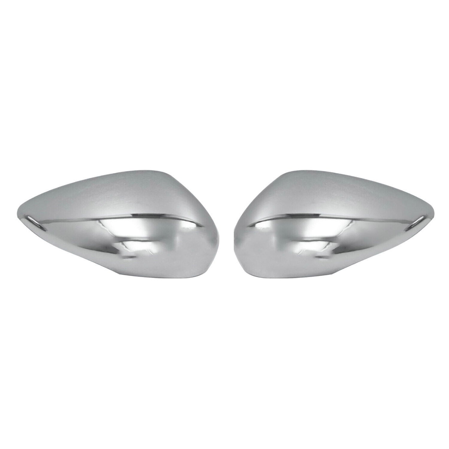 2011-2019 Ford Fiesta / B-Max Side Mirror Cover Caps Chrome Stainless Steel Silver 2Pcs