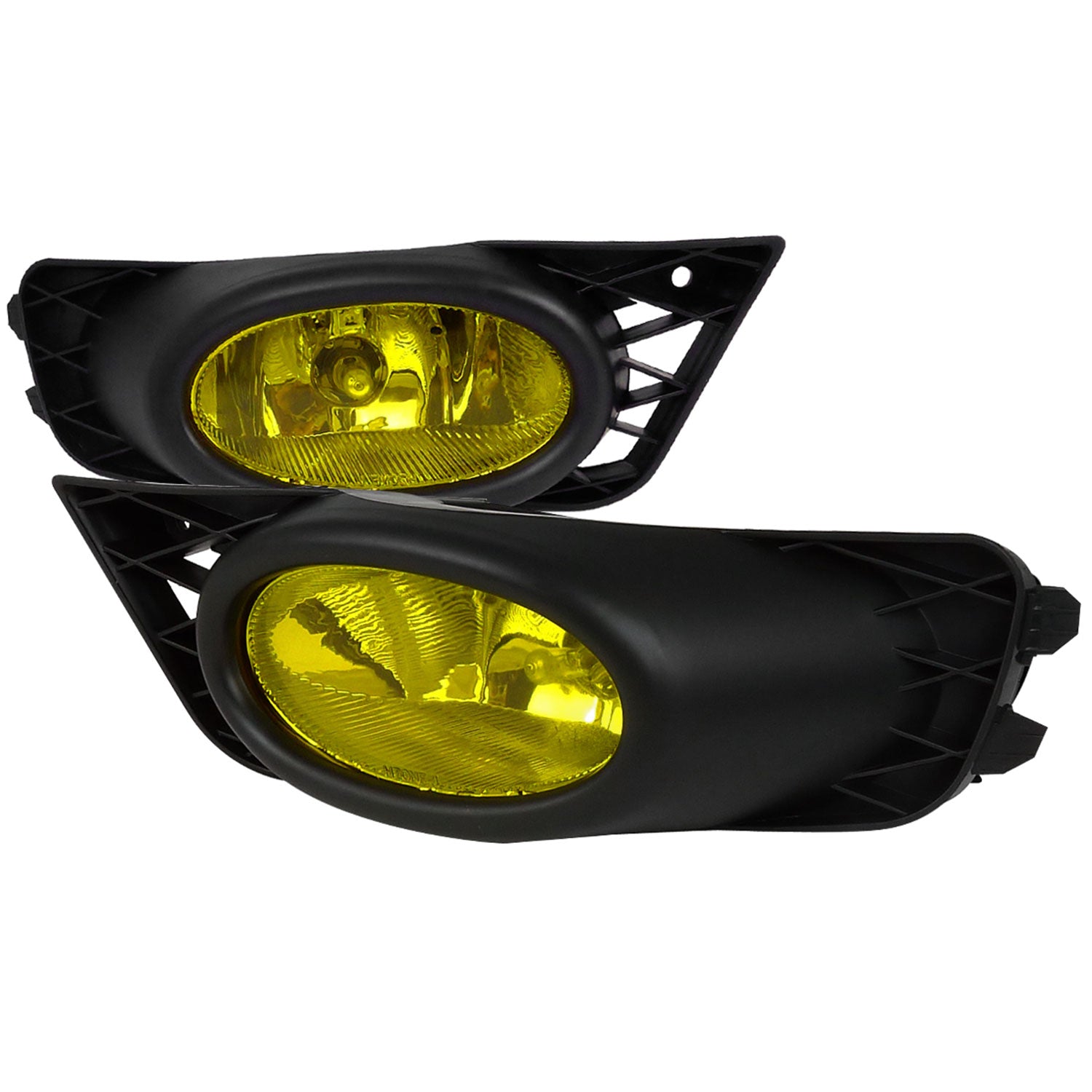 2009-2011 Honda Civic Sedan H11 Fog Lights Kit Chrome Housing/Yellow Lens