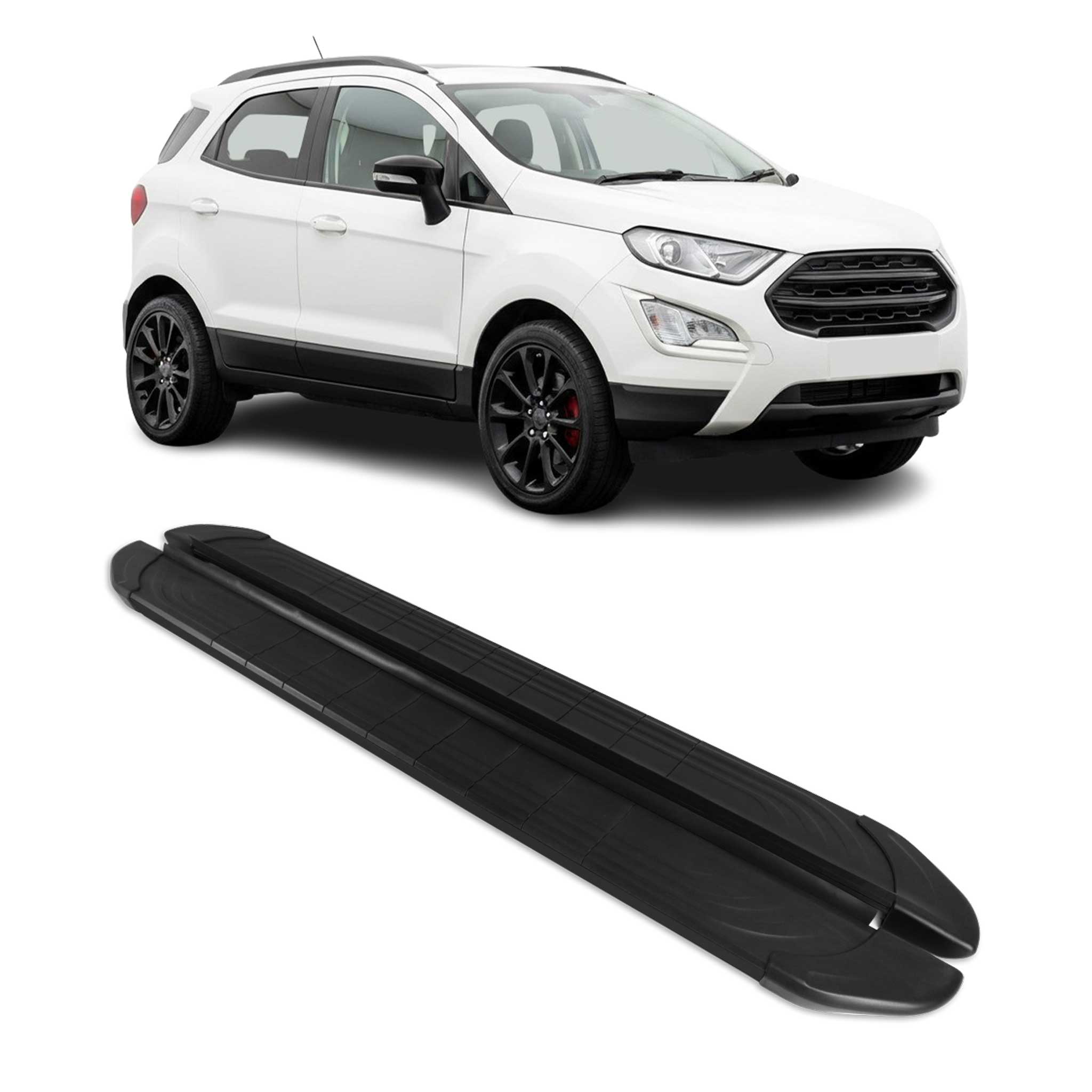 2013-2017 Ford EcoSport Running Boards Side Steps Black