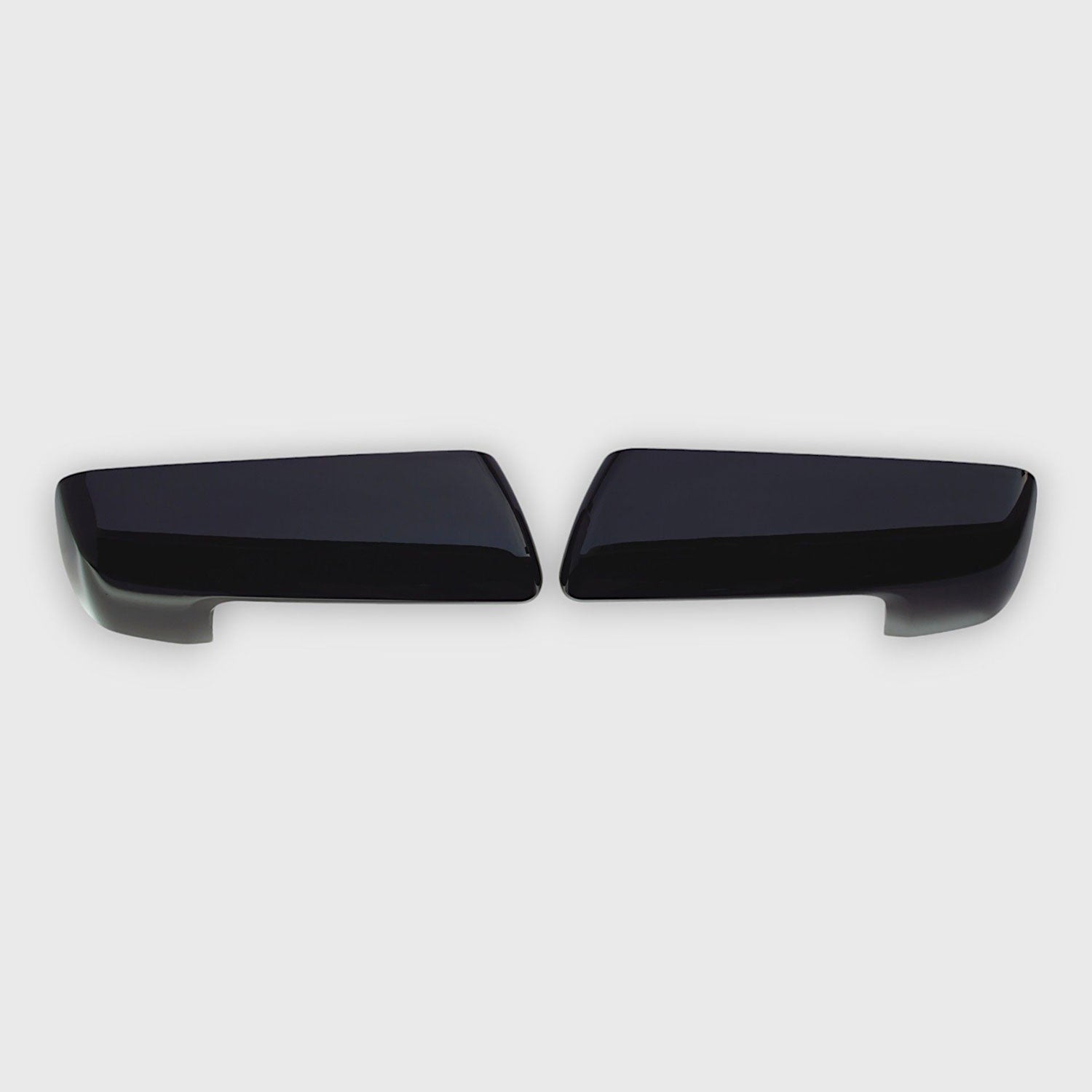 2019-2025 Chevrolet Silverado 1500 / GMC Sierra 1500 Mirror Cover Caps Gloss Black 2Pcs ABS Plastic