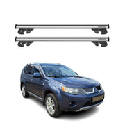 2007-2013 Mitsubishi Outlander Roof Rack Cross Bars Silver