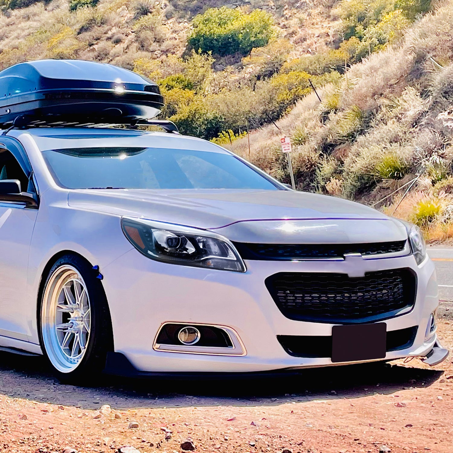 2013-2015 Chevy Malibu Projector Headlights Matte Black Housing/Clear Lens