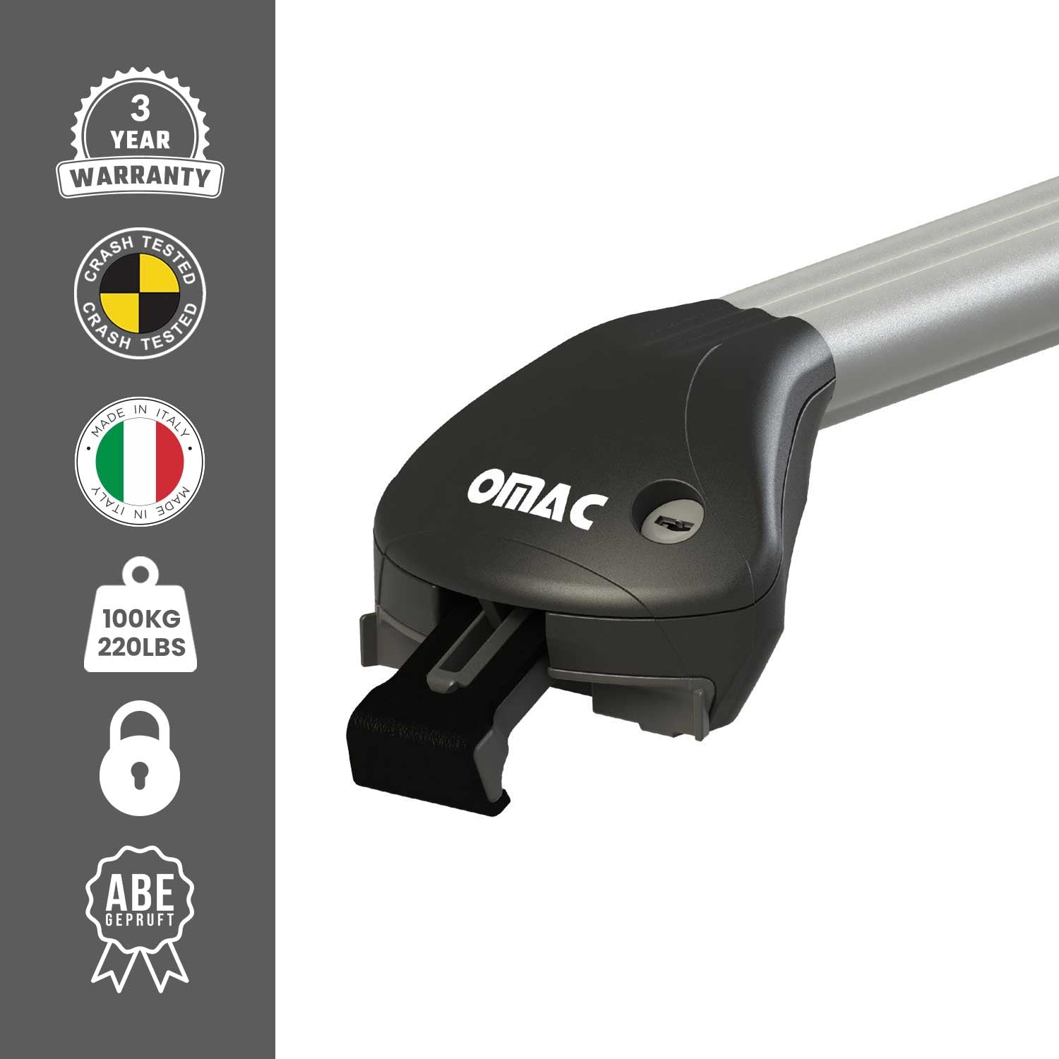 2013-2021 Buick Encore Roof Rack Cross Bars Silver