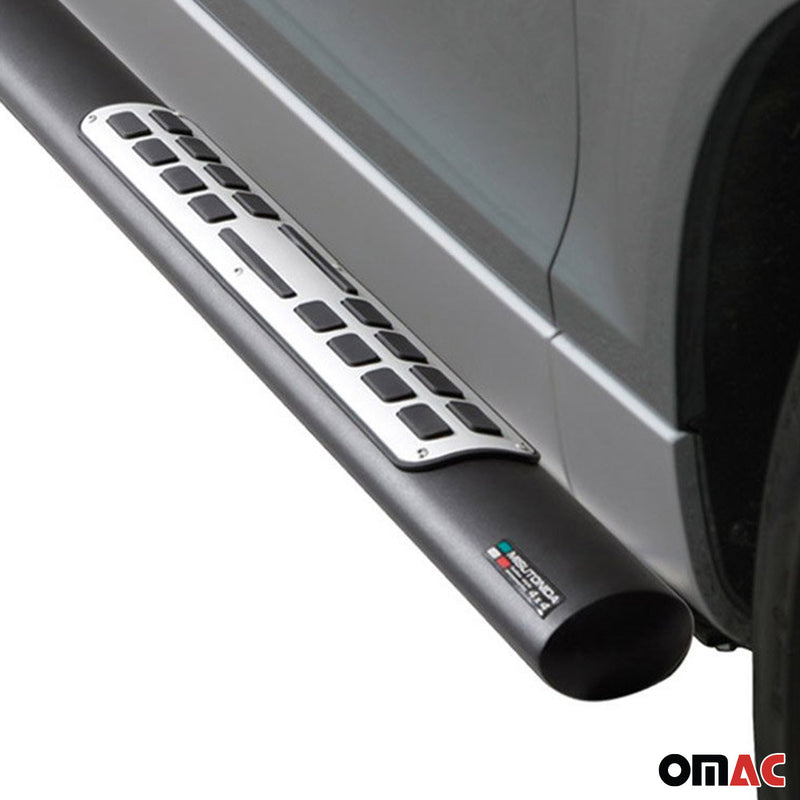 2007-2015 Audi Q7 Running Boards Side Steps Black