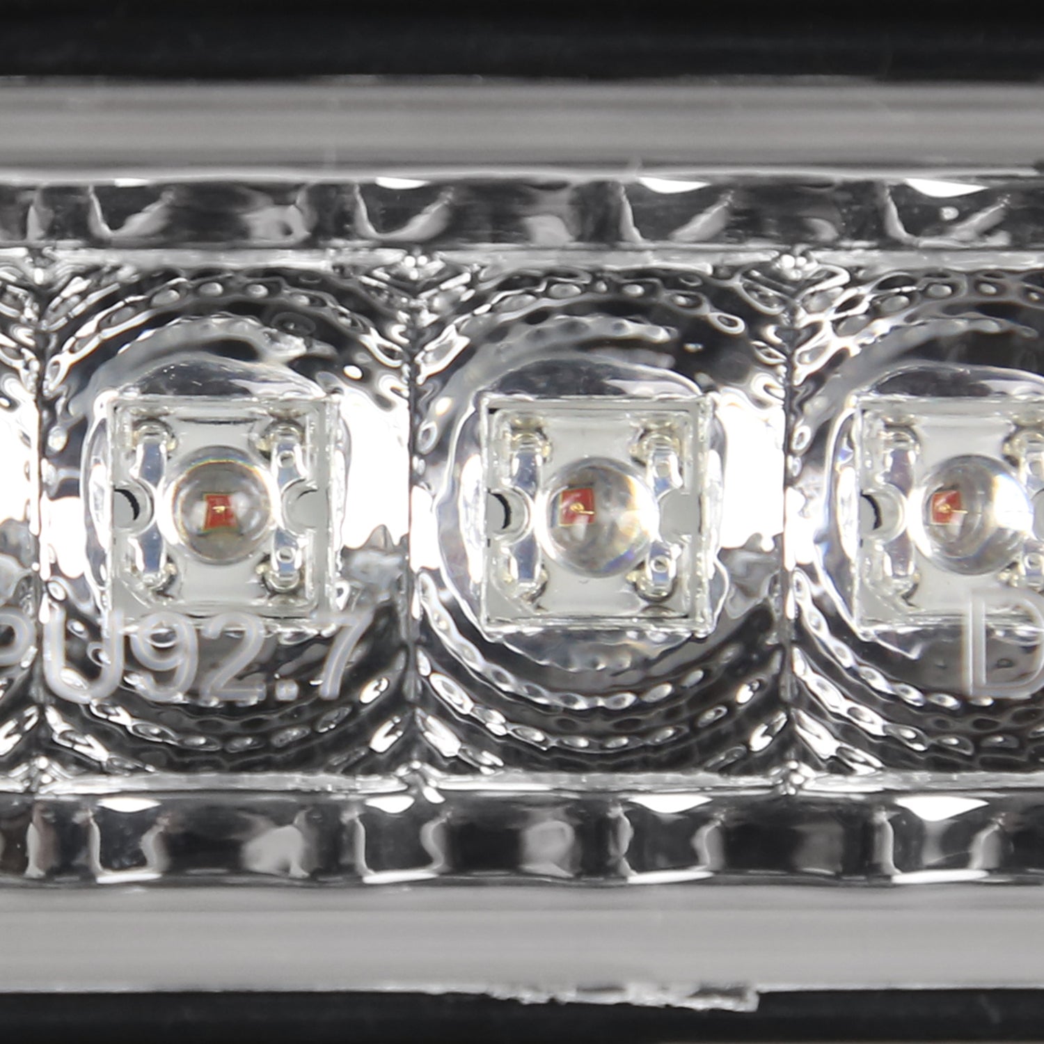 1992-1996 Ford F-150/F-250/F-350/Bronco LED 3rd Brake Light Chrome/Clear Lens