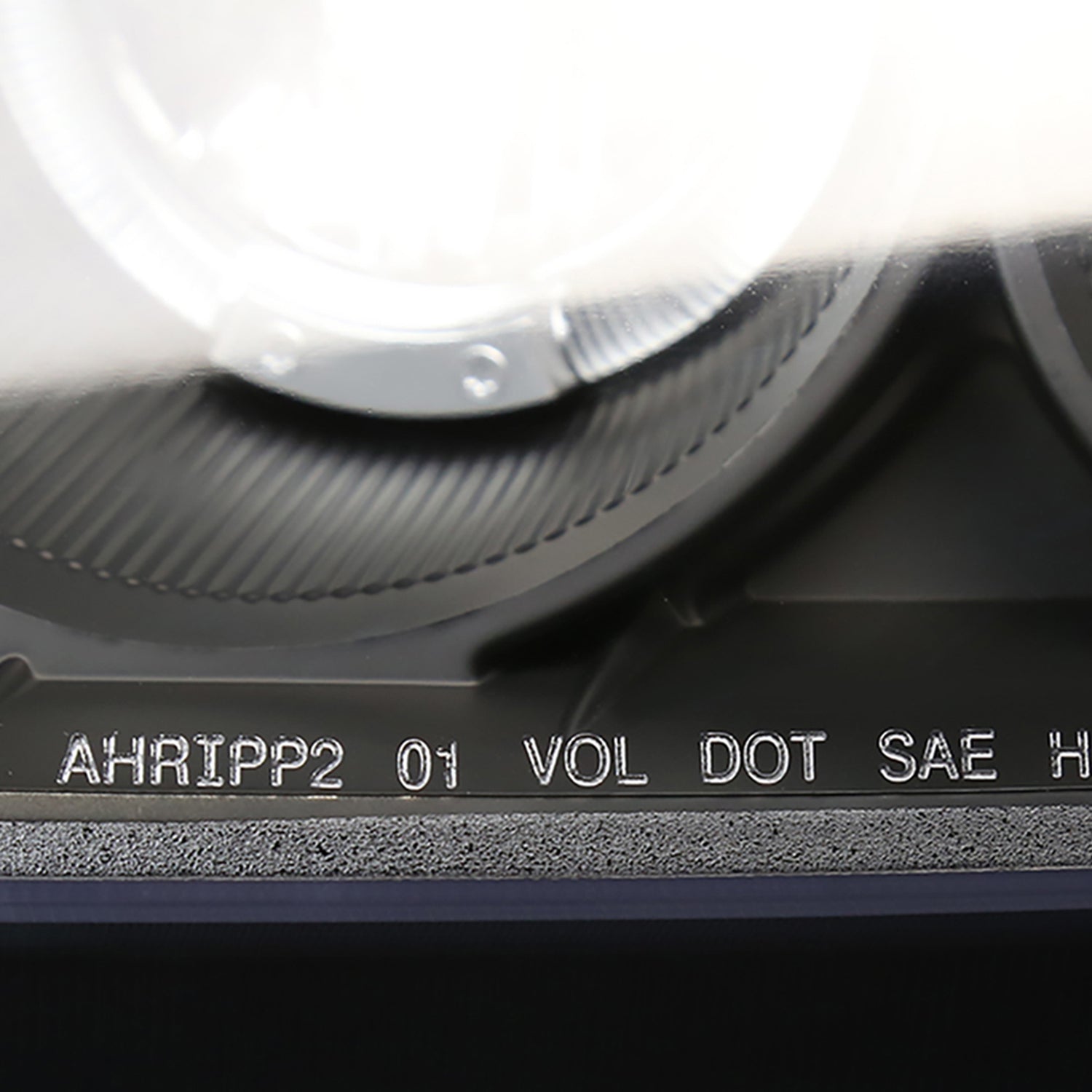 2001-2003 Honda Civic Dual Halo Projector Headlights Matte Black/Clear Lens