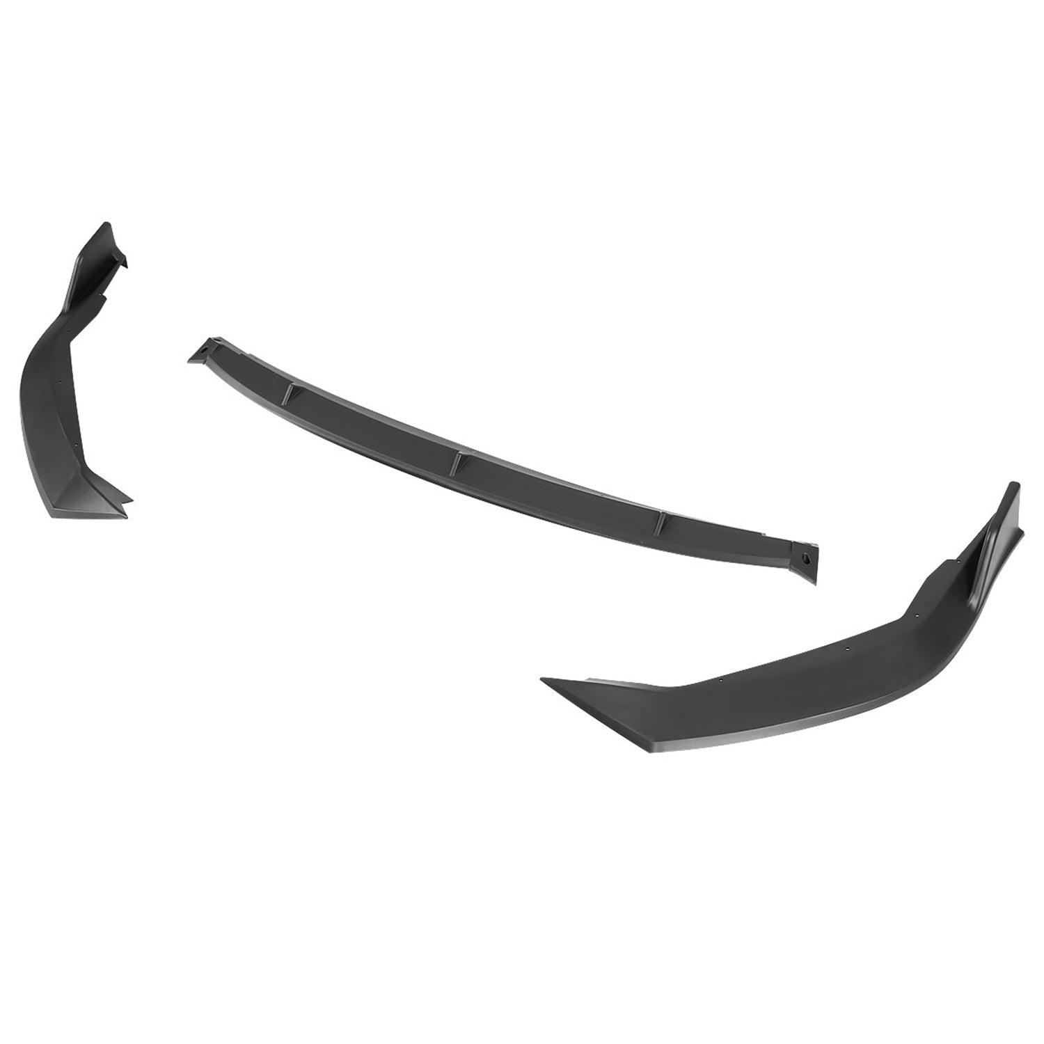 2019-2020 Toyota Corolla Sedan Matte Black Polypropylene 3Pcs Bumper Lip