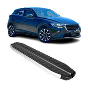 2016-2021 Mazda CX-3 Running Boards Side Steps Silver & Black