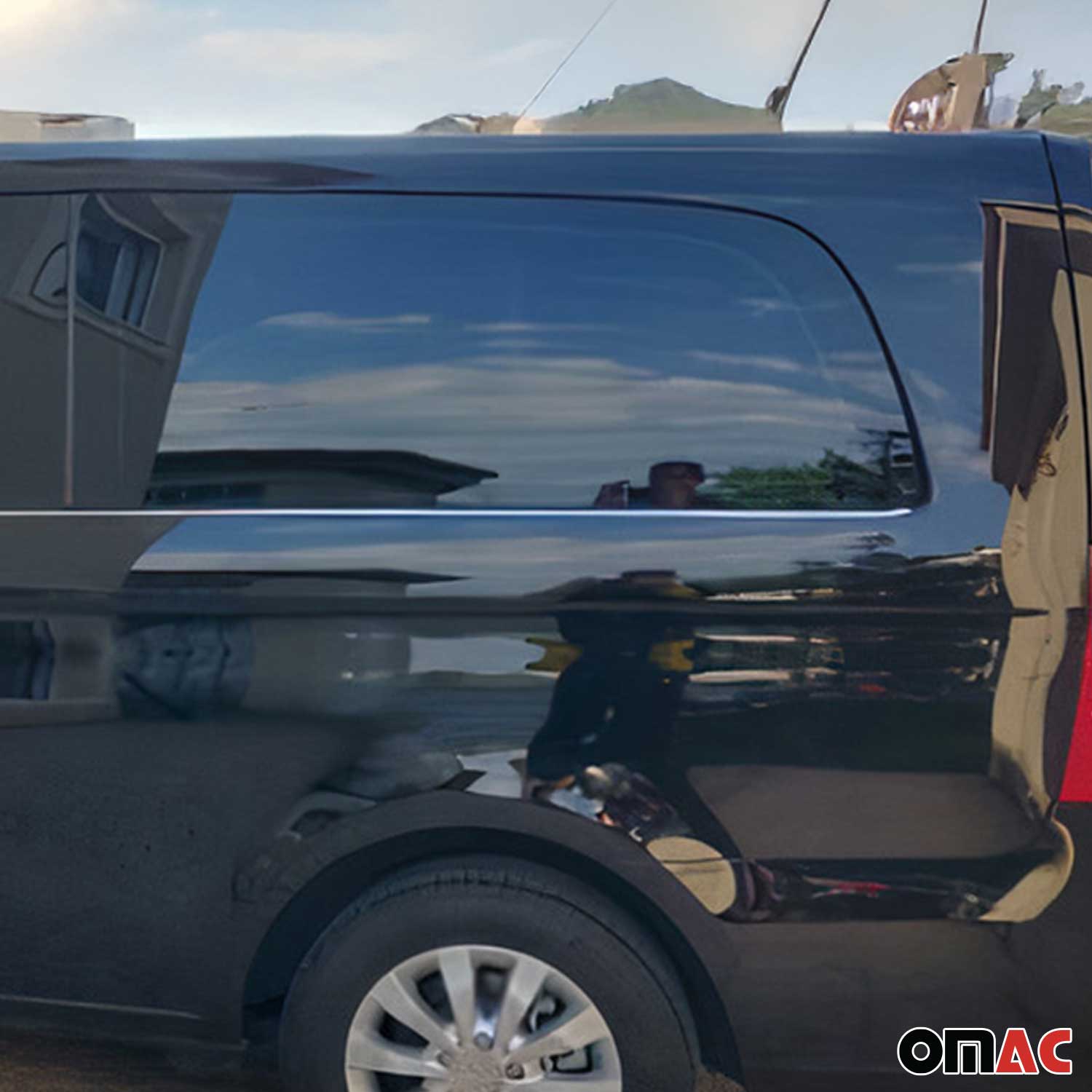 2016-2024 Mercedes Metris L3 Long Window Molding Trim Streamer Stainless Steel 8x