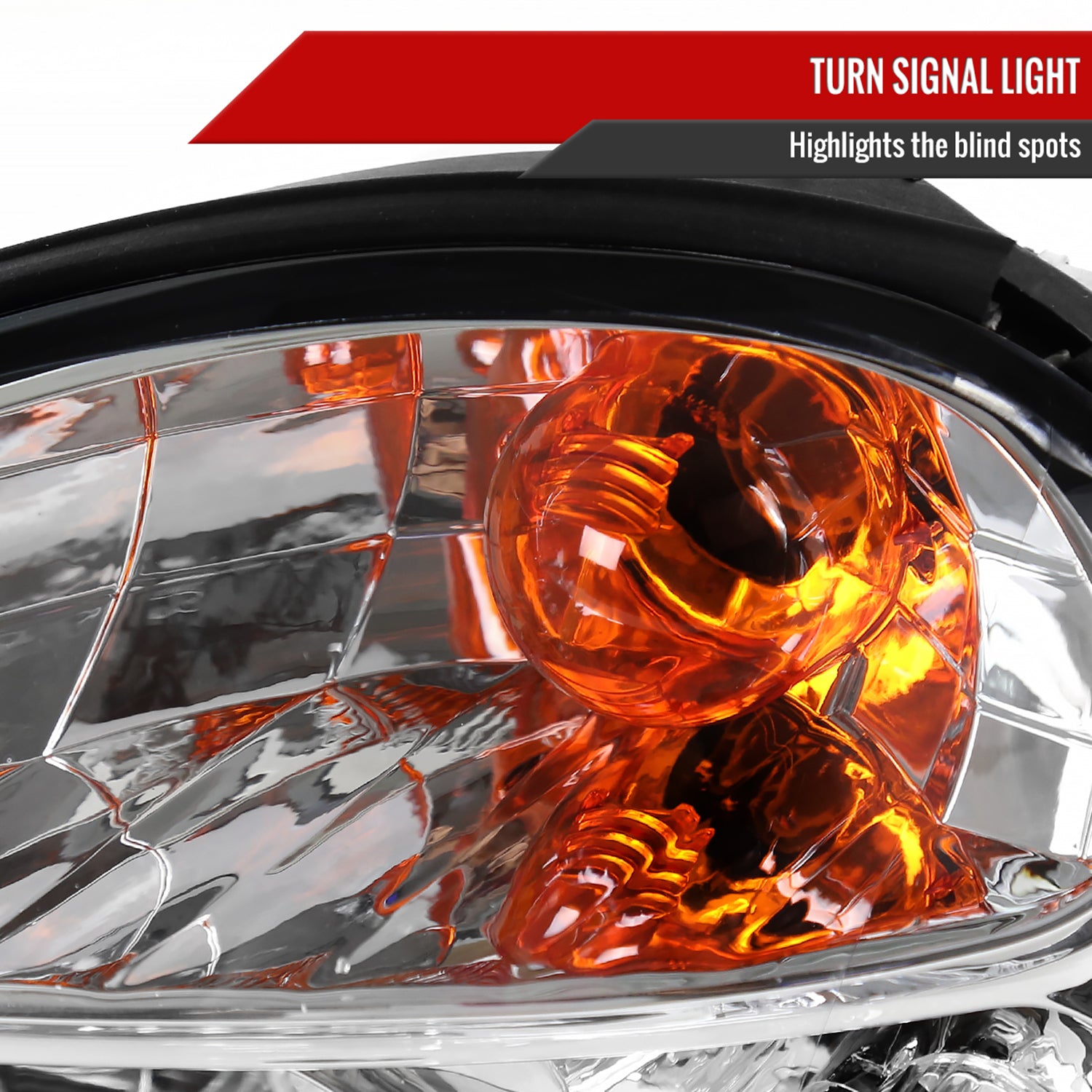 2002-2003 Subaru Impreza OEM Replacement Headlights Chrome/Clear Lens
