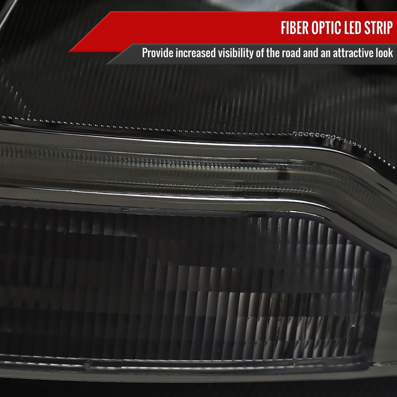 1999-2006 Audi TT LED Bar Projector Headlights Chrome Housing/Smoke Lens