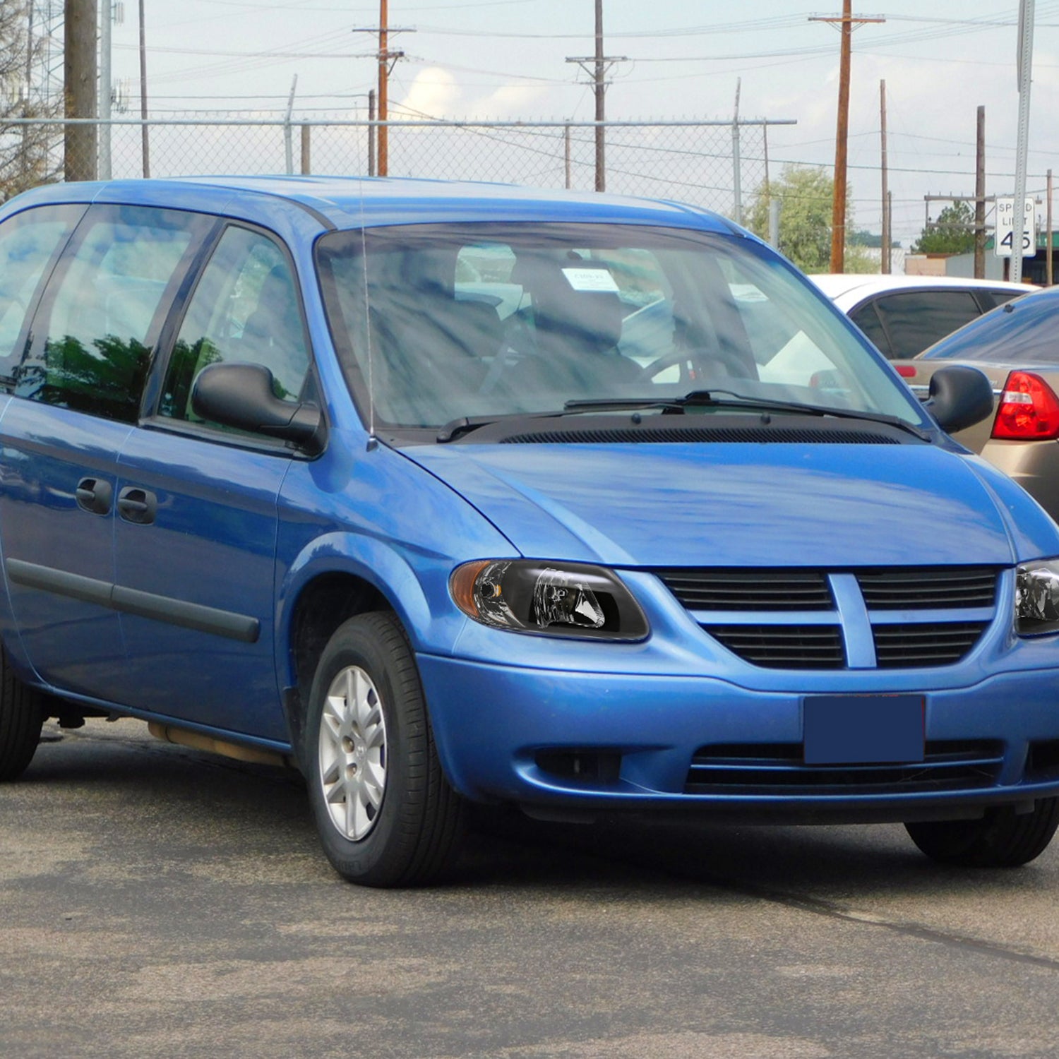 2001-2007 Dodge Caravan/ Voyager/Town&Country Factory Crystal Headlights