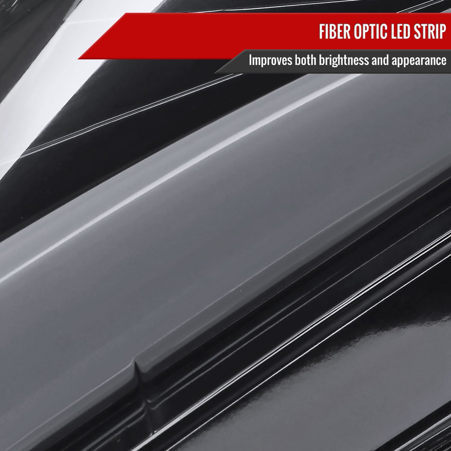 2015-2018 Ford Focus LED Signal Projector Headlights Jet Black/Clear