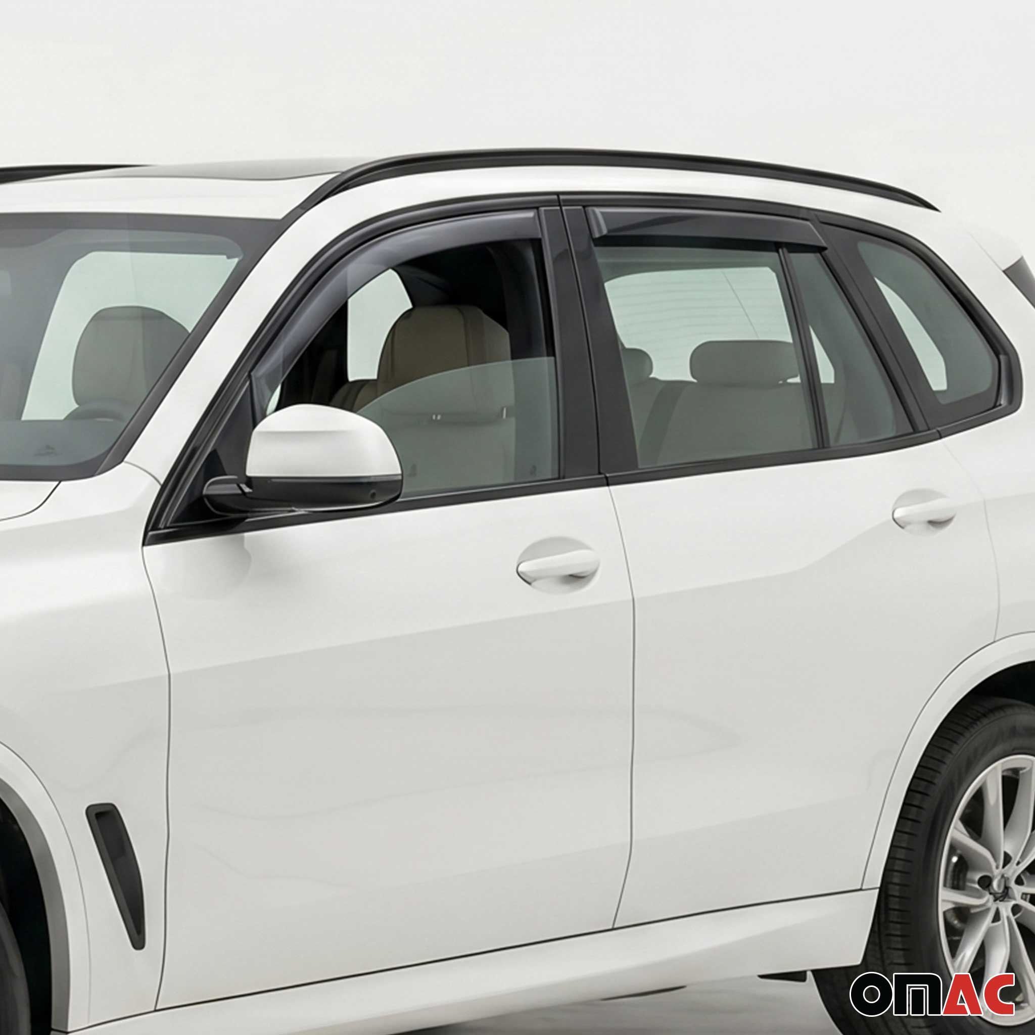 2011-2017 BMW X3 F25 Window Visor Vent Rain Deflector 4Pcs Smoke