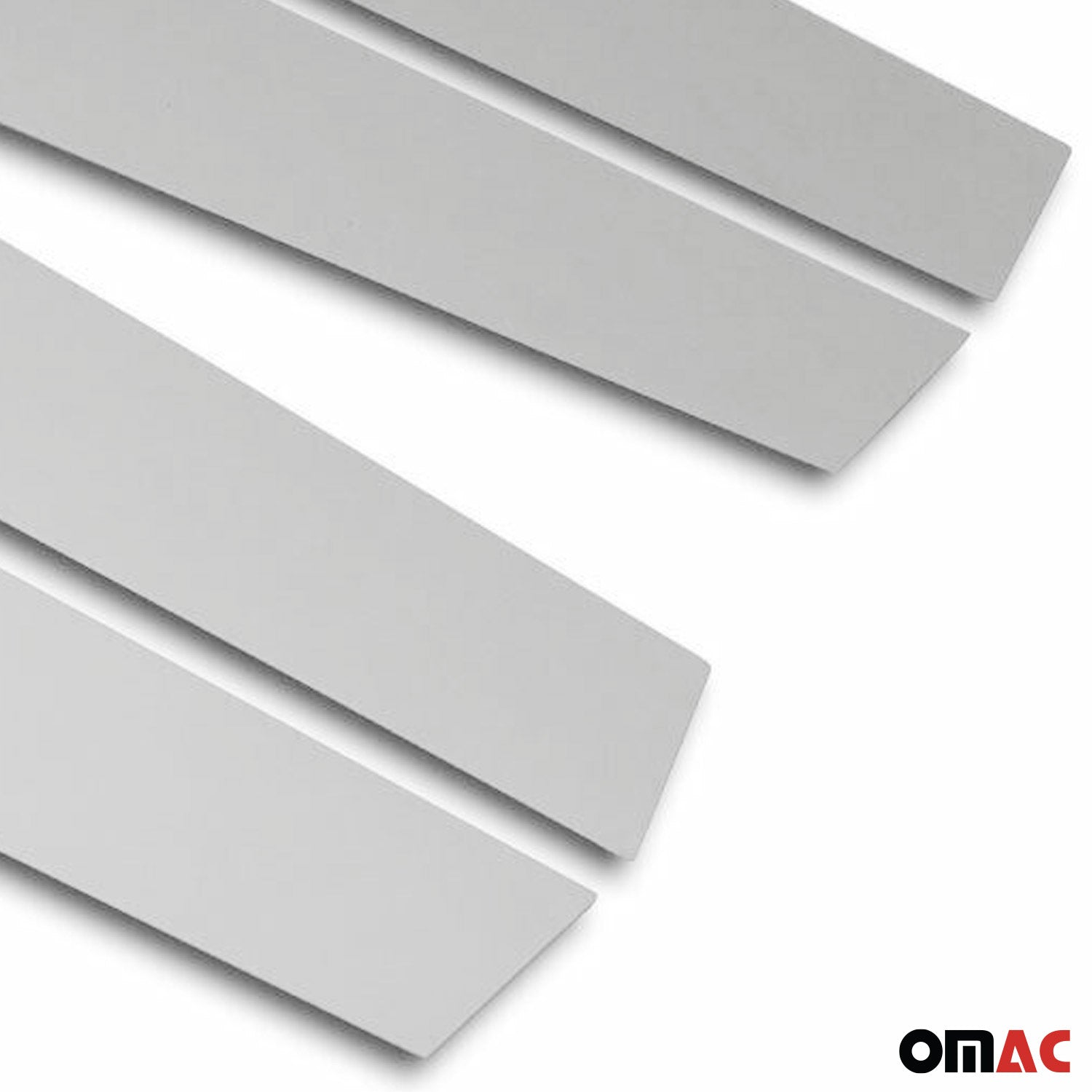 2011-2016 Mini Countryman R60 Window Pillar Posts Door Trim Stainless Steel Silver 4x