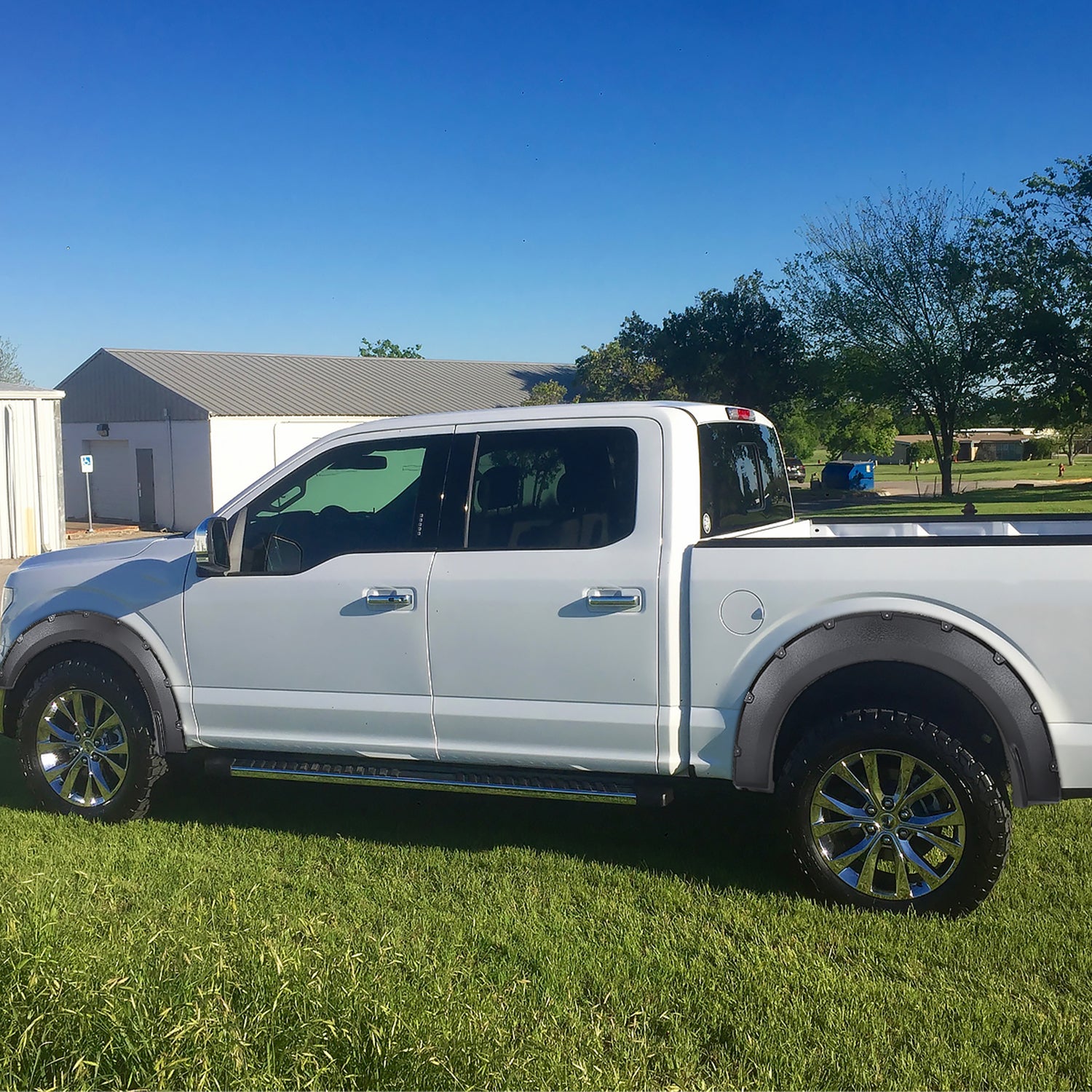 2018-2020 Ford F-150 Styleside Textured Rivet Style Fender Flares