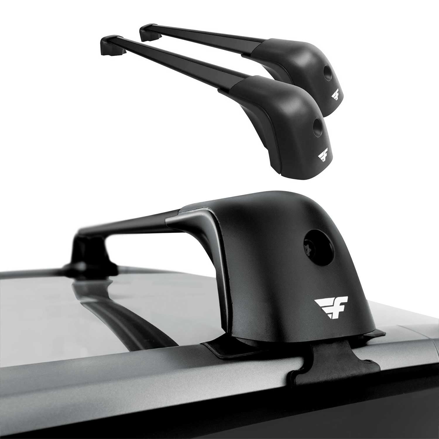 2021-2024 VW ID.4 Roof Racks Cross Bars Black