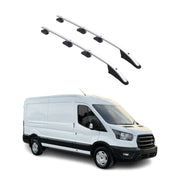 2015-2025 Ford Transit L3 LWB Roof Rack Rails Side Rails Silver