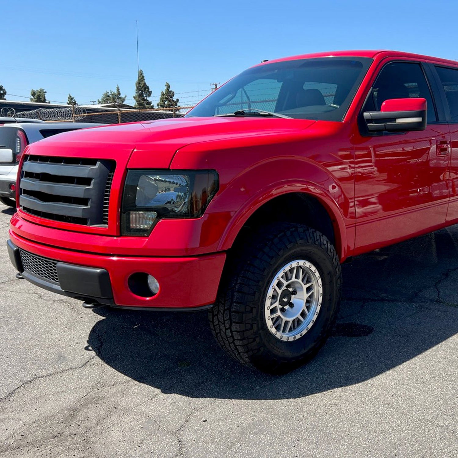2009-2014 Ford F-150 Factory Style Headlights Black Housing/Smoke Lens