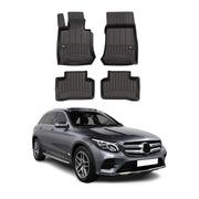 2016-2022 Mercedes GLC Class X253 C253 Premium Floor Mats Liners Full Set All Weather Heavy Duty Black