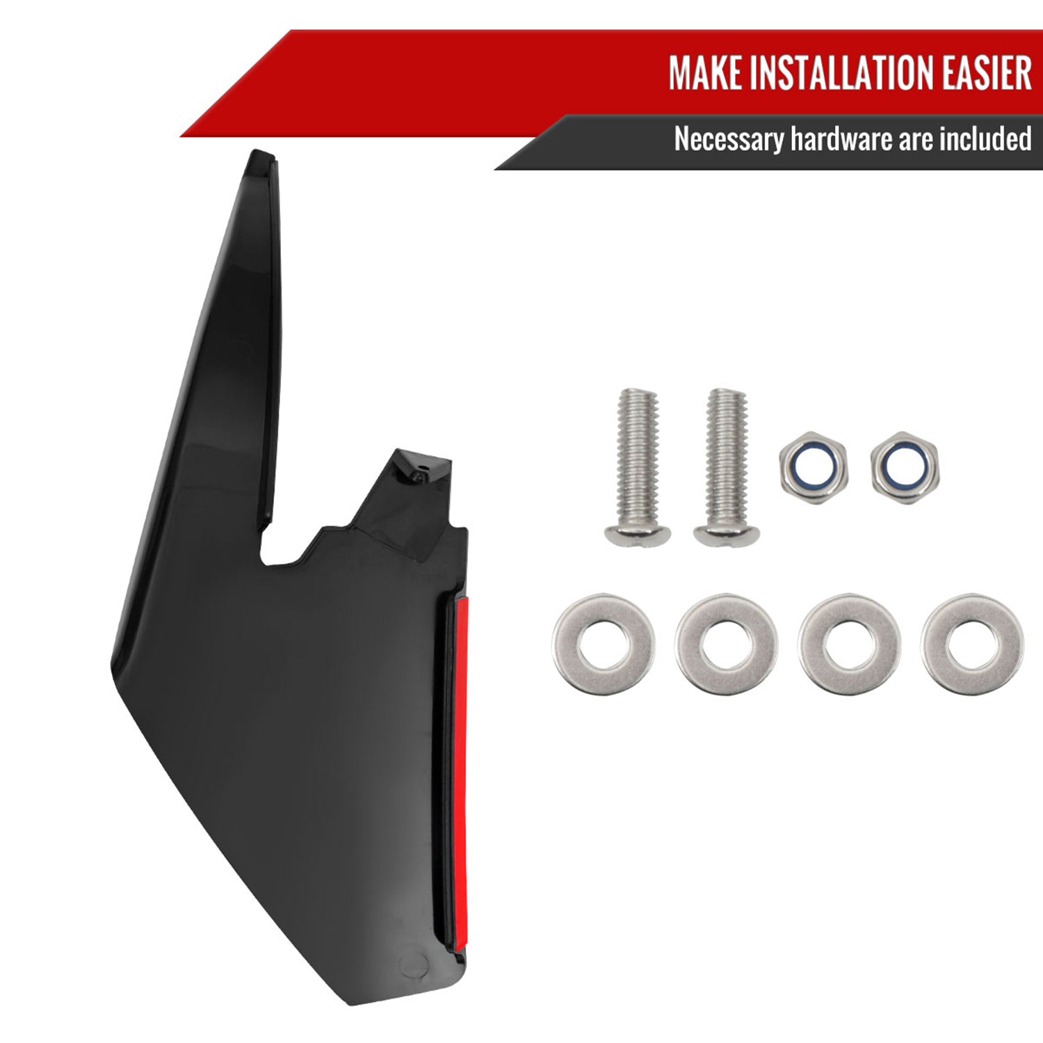 2018-2022 Ford Mustang GT/Ecoboost Lower Dive Front Bumper Canards Trims