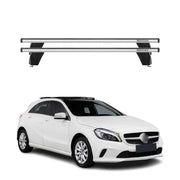 2013-2018 Mercedes A Class W176 Hatchback Roof Rack Cross Bars Silver
