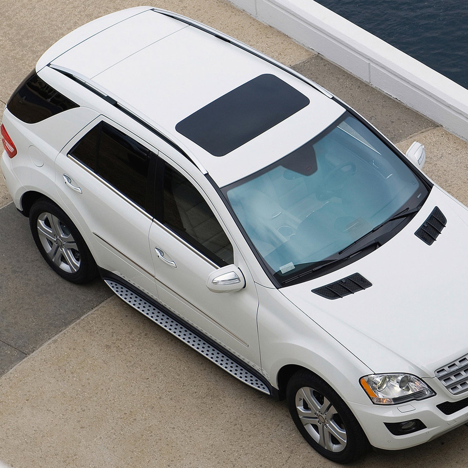 2006-2011 Mercedes Benz W164 ML Class Aluminum Side Step Nerf Bars