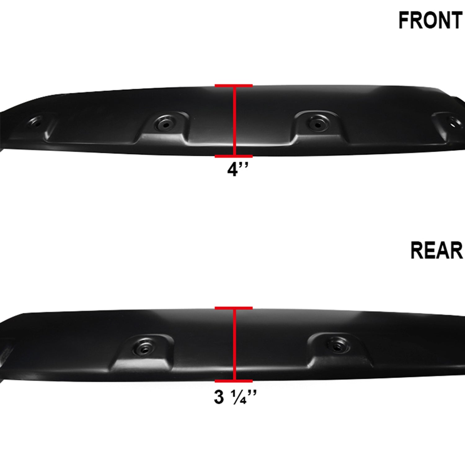 2007-2013 GMC Sierra 1500 Matte Black Polypropylene Fender Flares