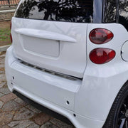 2007-2015 Smart ForTwo Rear Bumper Sill Cover Protector Guard Stainless Steel Dark 1Pc