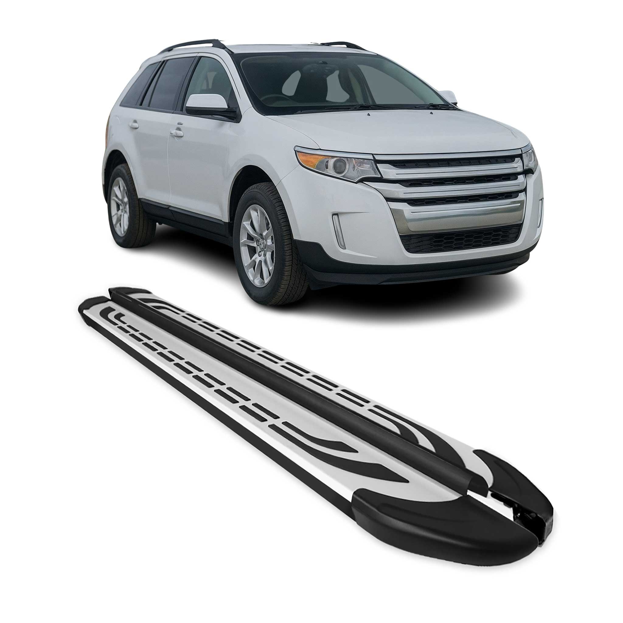 2007-2014 Ford Edge Nerf Bar Side Step Running Boards Alu 2x