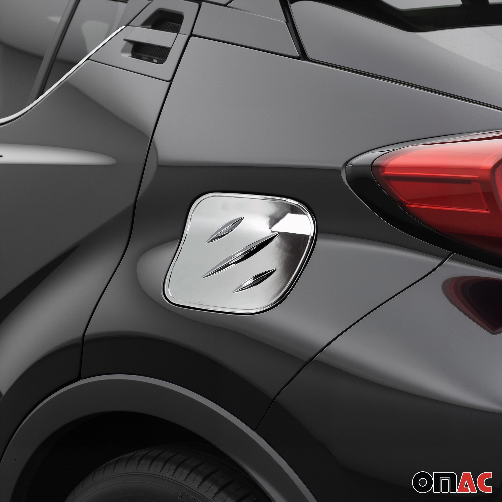 2018-2022 Toyota C-HR Fuel Caps Cover Gas Cap Cover Silver 1Pc